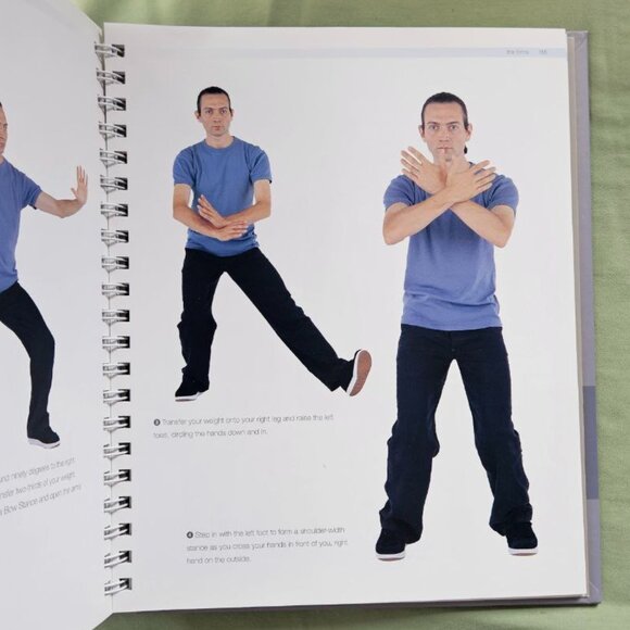 Total Tai Chi by Rochford, Matthew Spiral Bound Book on Martial Arts Meditation - Picture 8 of 16